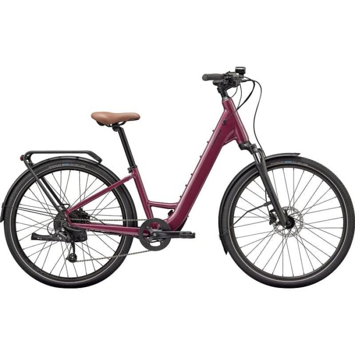 Vélo de Ville Électrique Cannondale Mavaro Neo SL 2 Low Step Thru MicroShift 7V 360 Wh 27.5" Rouge – Image 1