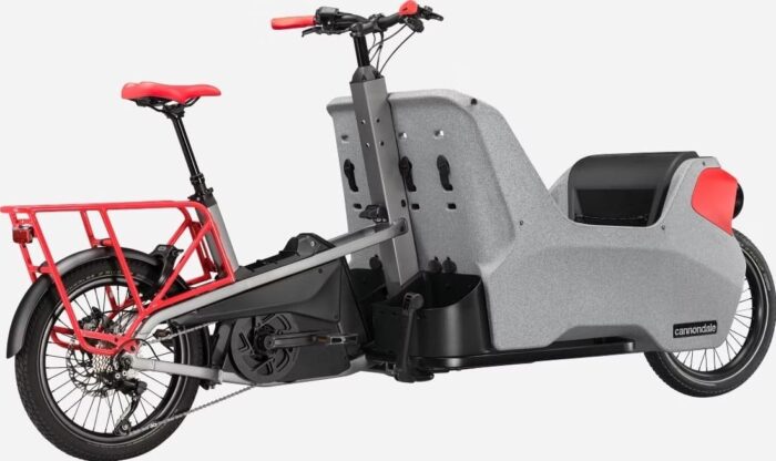 Vélo Cargo Électrique Cannondale Wonderwagen Neo 2 Shimano Deore 10V 545Wh 20" Gris – Image 4