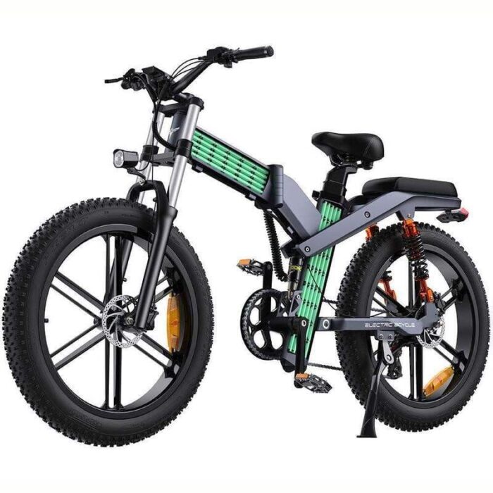 Engwe X26 1000W 26" Fat Bike Pliable E-Mountain Bike Double Batteries EMTB – Image 7