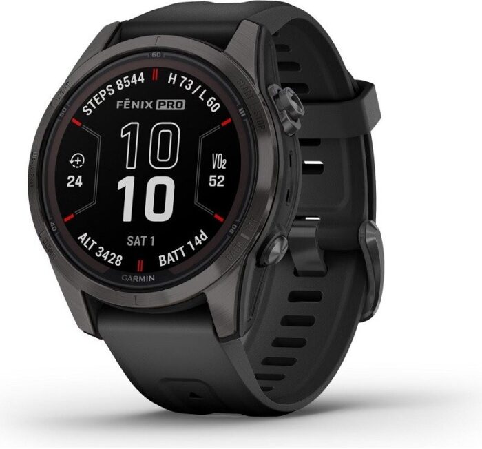 Montre de Sport Garmin Fenix 7S Pro Sapphire Solar Titane – Image 1