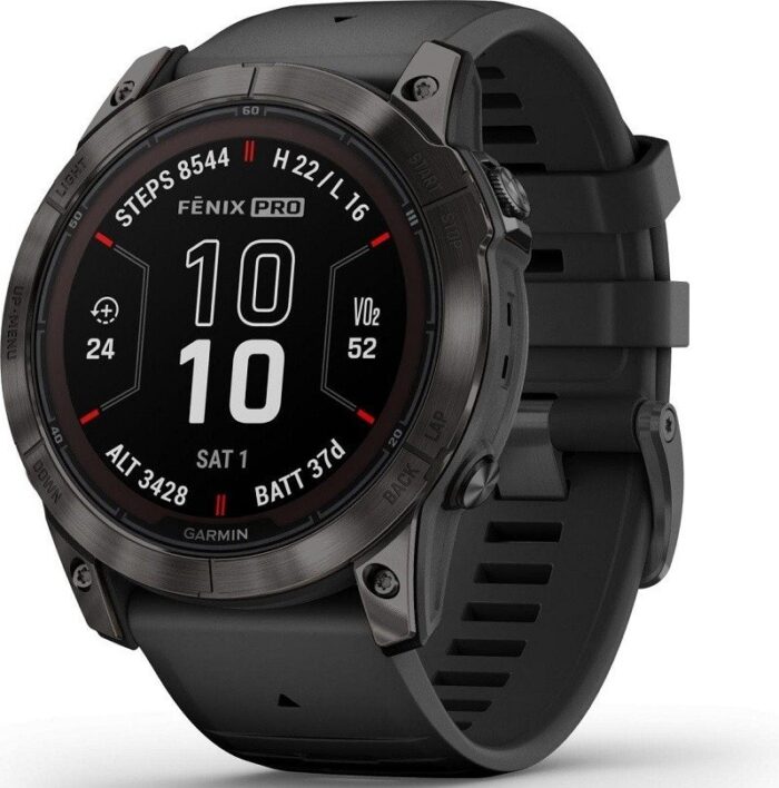 Montre de Sport Garmin Fenix 7X Pro Sapphire Solar Titane – Image 1