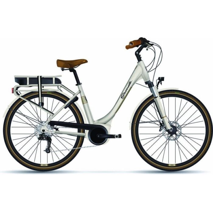 Vélo de Ville Électrique Granville E-Premium Shimano Acera 8V 300 Wh 700 mm Ivoire 2022 – Image 1