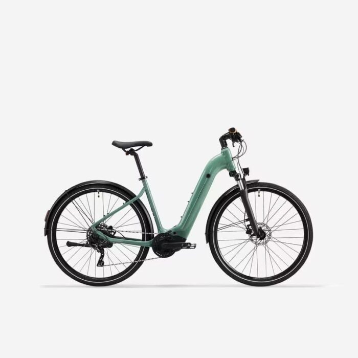 Vélo tout chemin électrique Rockrider e-actv 500 vert – Image 1
