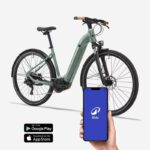 Vélo tout chemin électrique Rockrider e-actv 500 vert – Image 4